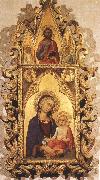 Simone Martini Madonna and Child with Angels and the Saviour oil painting reproduction